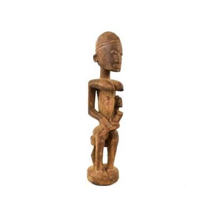 Dogon Maternity Wood Figure With Child Mali - Picture 1 of 8