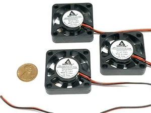 3 Pieces Fan pc ender 3 9 blade 2 wire 40mm 40x40x10 24v 2pin case cooling b20 - Picture 1 of 2