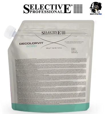POLVERE DECOLORANTE CAPELLI SELECTIVE PROFESSIONAL DECOLORVIT SCALP 500GR 6 TONI - Bild 1 von 3