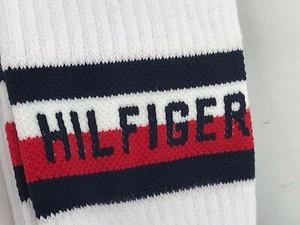 Hombre Tommy Hilfiger White 77% Cotton Crew Socks, 1 par, $14 MSRP 🎾⛳️🎒 - Imagen 1 de 9