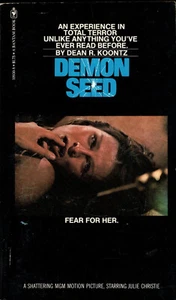 Dean R. Koontz DEMON SEED Movie Tie-In - Imagen 1 de 1