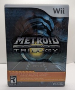 Metroid Prime Trilogy: Collector's Edition (Nintendo Wii, 2009) Complete CIB