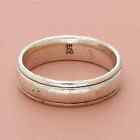 james avery sterling silver mens eternal wedding band ring size 11.5
