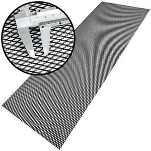 Alu Racing Gitter | 100*33 cm schwarz | Masche 6*12 mm | Auto Tuning Renngitter - Afbeelding 1 van 5