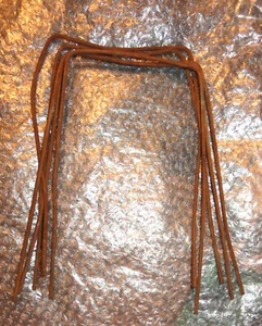 5 ANTIGUOS AROS VINTAGE DE JUEGO DE CROQUET DE METAL DOBLADO OXIDADO 11" CON TOPS cuadrados - Imagen 1 de 5