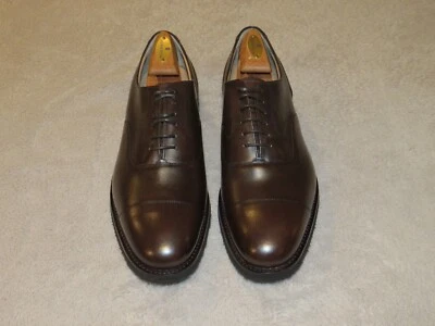 Zapatilla deportiva de vestir Church's Lancaster cuña de cuero marrón ébano EE. UU. 11 F NUEVA SIN CAJA Foto 1 de 4