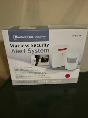 Bunker Hill Wireless Security Alert System 400 Ft Range Weather Proof FREE S&H - Image 1 of 2