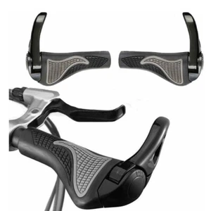 One Pair Bicycle OX Horn Handlebar Grips Anti-Slip Silicon Ergonomic Bike C579 - Picture 1 of 7