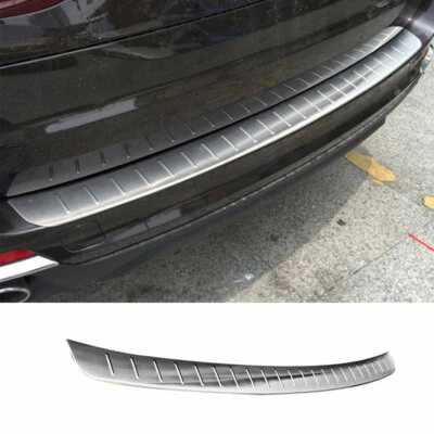 适用于 2008 - 2013 宝马 X5 F15 不锈钢后保险杠支架保护装饰 — 第 1/4 张图片