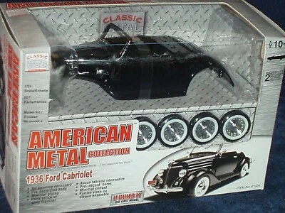 CLASSIC METAL WORKS 1936 FORD CABRIOLET ASSEMBLY KIT 1/24 SKILL LEVEL 2 SEALED - Image 1 of 4