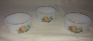 Arcopal Vintage Motiv Apfel 3 Ramequins 3 Ramekins Apfelmuster - Bild 1 von 1