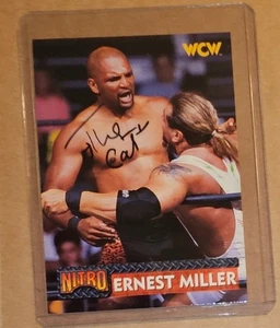 Signed Autographed Ernest Miller 1999 Topps WCW/nWo Nitro #26 Wrestling Card - Picture 1 of 3