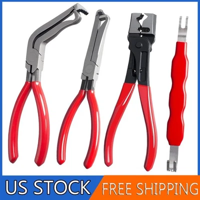 4Pcs Electrical Disconnect Pliers 60° Automotive Electrical Connector Separator - Image 1 of 4
