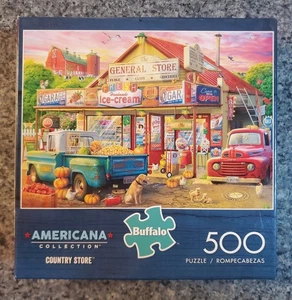 Buffalo Games Americana Collection COUNTRY STORE 500 piece puzzle COMPLETE - Picture 1 of 6