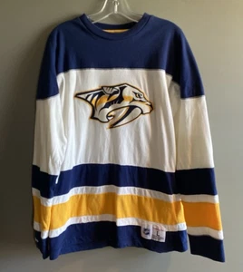 Mitchell & Ness Nashville Predators Lightweight Sweater Size Large - Bild 1 von 5