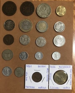 1879-2022-EUROPA 20 MÜNZEN SPANIEN,PORTUGAL,UK,RUSSLAND,ITALIEN,VATIKAN,NORWEGEN,ESTLAND - Bild 1 von 4