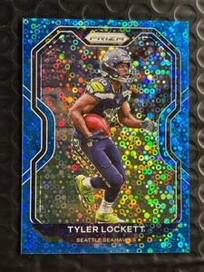 2020 Panini Prizm - Tyler Lockett #293 Blue Disco Prizm Seahawks - Picture 1 of 2
