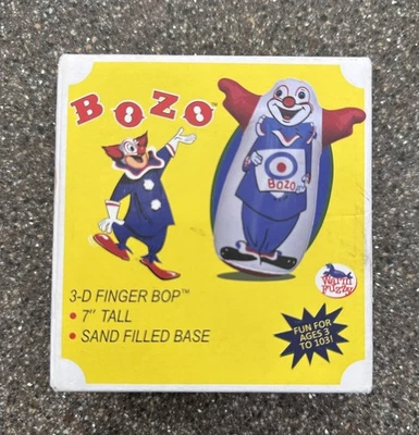 BOZO El Payaso Inflable 7" Bolsa Bop Escritorio Estrés Jefe Compañero de Trabajo Mordaza Regalo NUEVO Foto 1 de 4