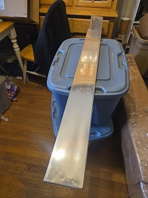 1978-1980 MONTE CARLO Pass Side Lower Door / Rocker Chrome Trim Rh Side Oem - Image 1 of 4