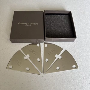 Juego de 4 marcadores de queso Culinary Concepts caja de regalo - Imagen 1 de 6