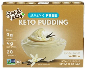 Pudín instantáneo de vainilla Simply Delish 1,7 OZ (paquete de 1) - Imagen 1 de 4