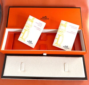 Original New HERMES Orange Box For Necklaces or Bracelet With Books - Picture 1 of 10