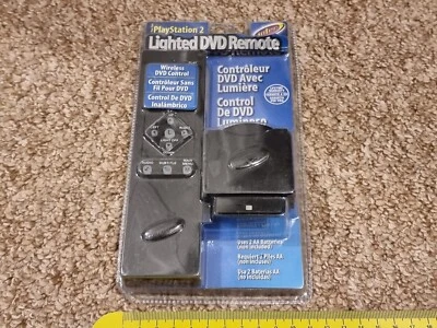 SONY PLAYSTATION 2 PS2 IR DVD MEDIA REMOTE CONTROL RECEIVER BRAND NEW Lighted - Image 1 of 2