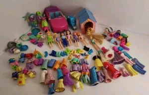 Polly Pocket Lote Más de 125 Piezas Figuras Accesorios Piscina Repuestos - Imagen 1 de 19