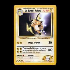 Carta Pokémon - Lt. Surge's Raichu 28/132 ING Near Mint NM