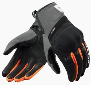 GUANTI MOTO GLOVES REV'IT MOSCA 2 BLACK ORANGE TG XXL TOUCH SCREEN - Picture 1 of 2