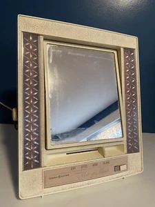 VTG General Electric Lighted Make Up Mirror B1IM-1 Works USED 12.75x10.75” - Picture 1 of 19
