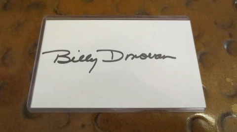 Billy Donovan OKC Thunder autographed index card Florida Gators 2x NCAA Champs Cover