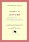CMM 112 Alessandro Grandi (Ca. 1586-1630), Opera Omnia, Edited by Jeffrey Kurtzm