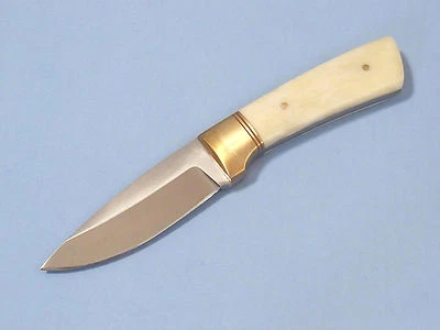 GENTLEMAN'S WHITTLER DH7980 White bone full tang knife 6 1/4" overall PA7980 NEW - Image 1 of 4