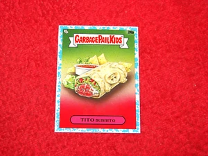 Cubo de basura 2021 niños GPK Food Fight Spit azul #24A Tito Burrito/99 (H-2167) - Imagen 1 de 1