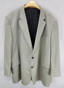 Jack Victor Loro Piana Super 120'S Wool Striped Gray Blazer Sport Coat 56L - Picture 1 of 14