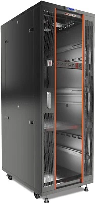 Gabinete en rack de servidor de datos de red de TI profunda Sysracks 42U 24"" Foto 1 de 4