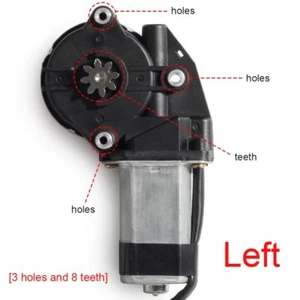 12V 3 Hole 8 teeth Electric Power Window Lifter Power Window Motor Regulator - Picture 1 of 5