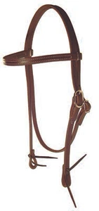 Berlin Custom Leather Oiled Harness Leather Browband Headstall – Western Bridle - Picture 1 of 1