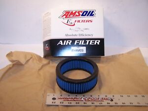 AMSOIL HARLEY HD S&S AIR FILTER EAAM23 S & S TEAR DROP HOUSING REUSEABLE lm