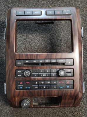 2010 FORD F-150 radio trim bezel,  AC/ heater panel OEM - Image 1 of 4