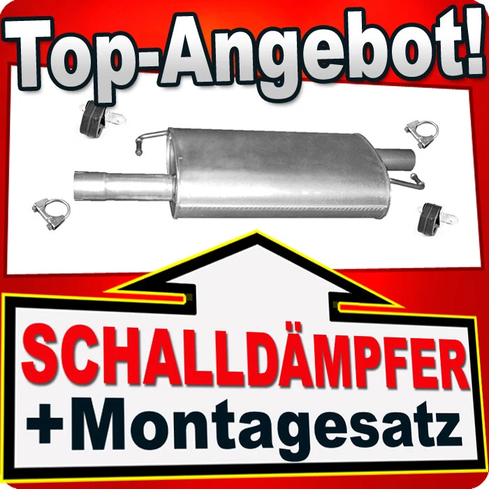 Silencieux central pour échappement VW TRANSPORTER T5 T6 V VI 2.0 2.5 TDi BiT... - Photo 1/1
