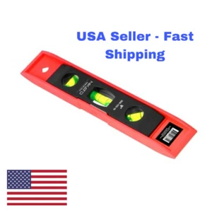 Nivel de torpedo, cuerpo de resina, gotas resistentes a la abrasión y al impacto. (Elige longitud) - Imagen 1 de 6