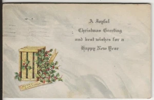Vintage Postcard Christmas: Crate of Holly - Picture 1 of 2