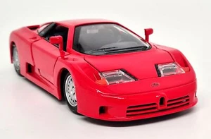 Burago 1/24 - Bugatti EB110 Red 90s Supercar Diecast Scale Model Car - Picture 1 of 6