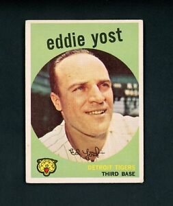 Eddie Yost 1959 Topps - Detroit Tigers #2 VG-EX