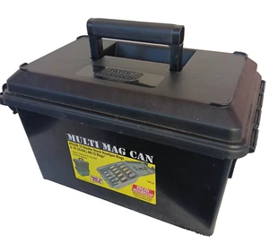 MTM Multi-Mag Black Can #TMCLE 10 Double Stack Handgun & 10(30rd) Rifle Mags - Picture 1 of 9