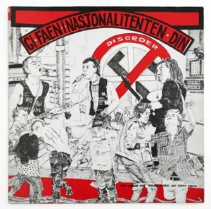 DISORDER Gi faen i nasjonalitenten din live punk rock UK 1985 AARGH 2 vinyl LP - Bild 1 von 4