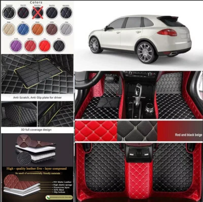 For Audi A1A3A4A5A6A7A8 Q3Q4Q5Q7Q8 S1S3S4S5S6S7S8 SQ5 SQ7 SQ8 TT Car Floor Mats - Imagem 1 de 4