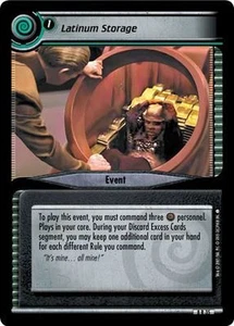 Star Trek CCG 2E TBG To Boldly Go Latinum Storage 8R35 - Picture 1 of 1